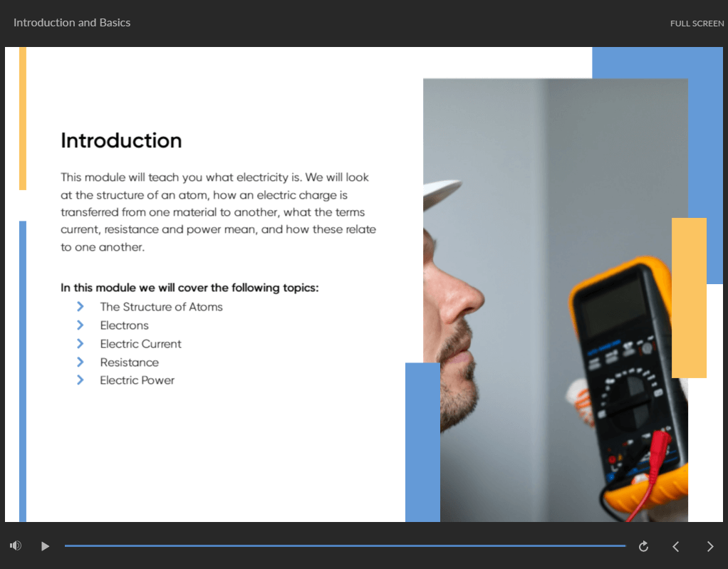 Basic Electricity Course One Education