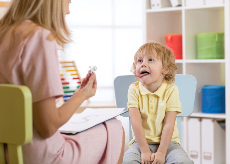Speech Therapy at Home Tongue Side-to-Side
