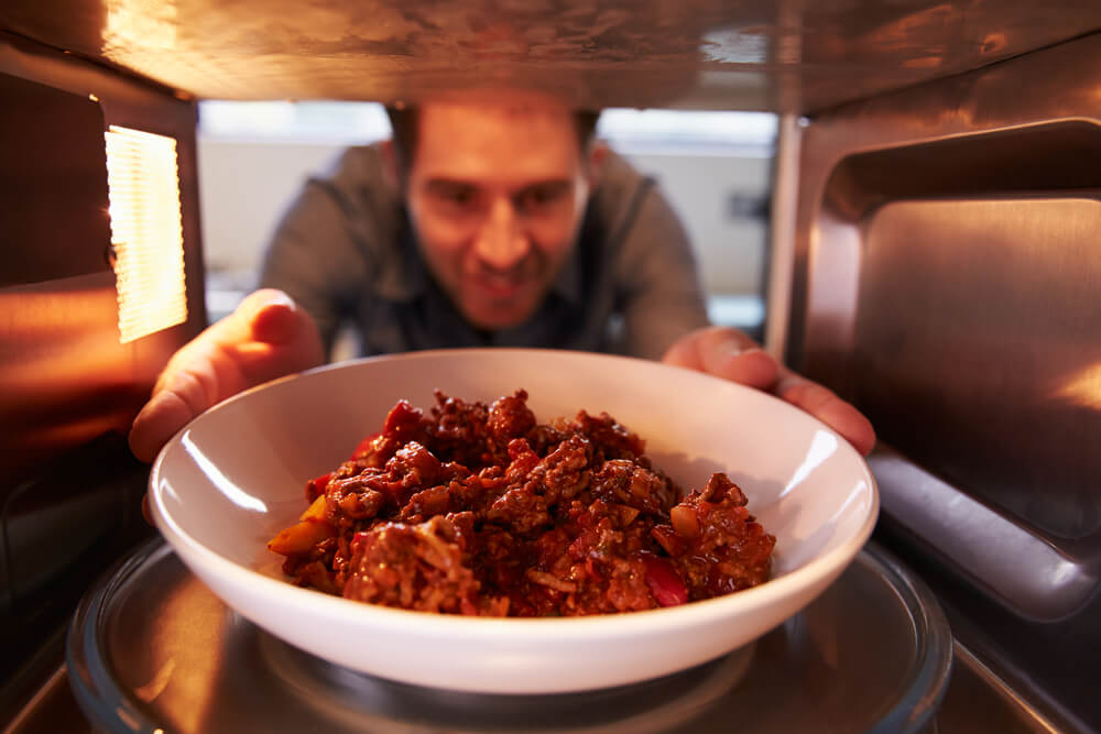 Reheating food in the oven One Education