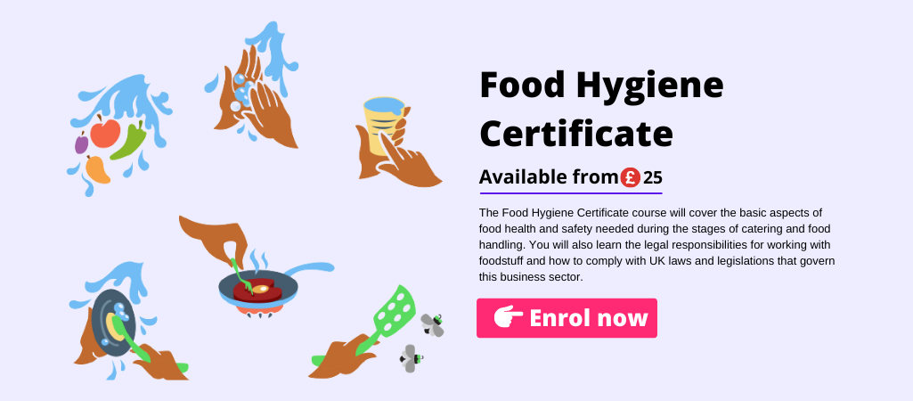 food hygiene certificate
