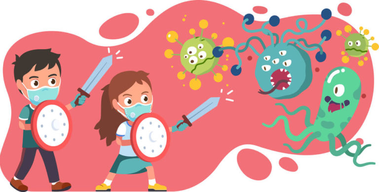 personal hygiene for kids: concepts of germs and bacteria