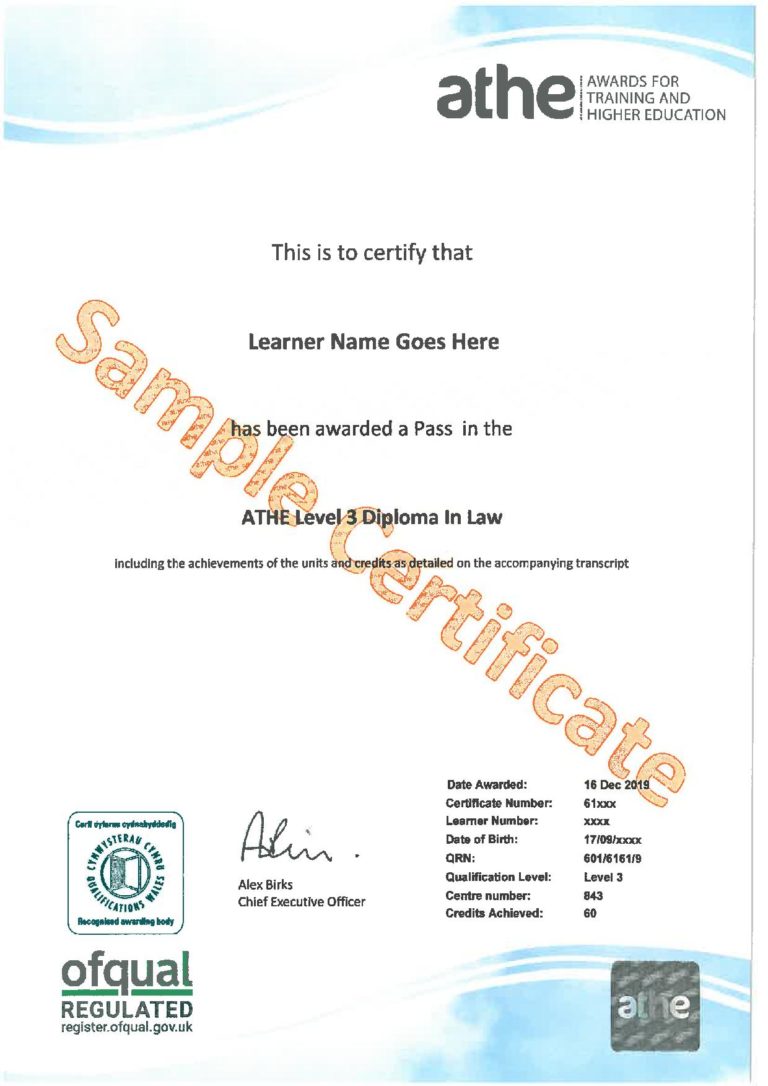Sample Certificate - ATHE Level 3 Diploma in Law-page-002