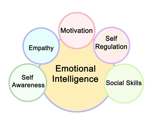 What are the components of emotional intelligence?