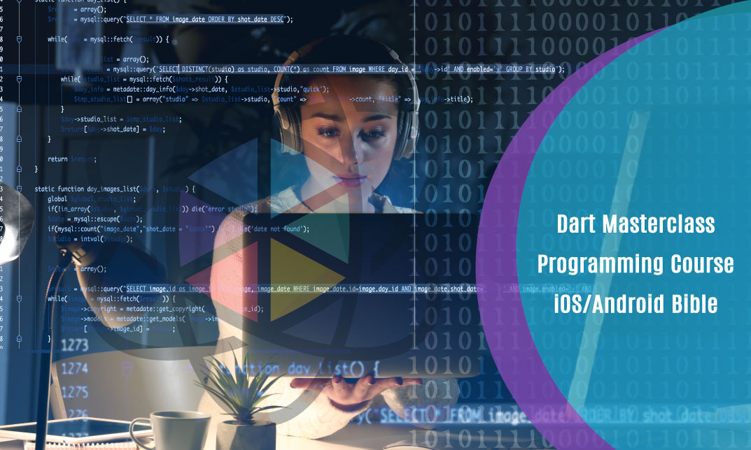 Dart Masterclass Programming Course: iOS/Android Bible