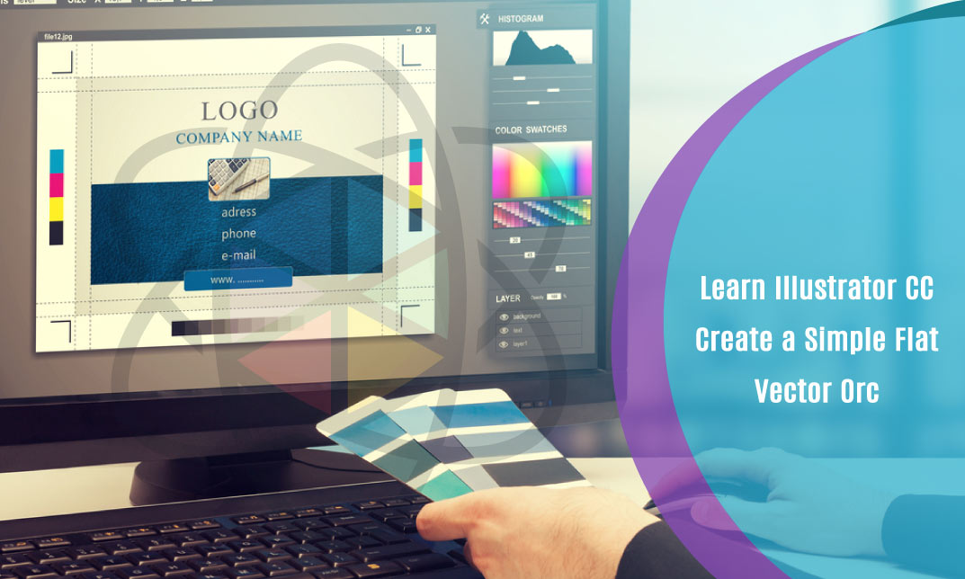 Learn Illustrator CC: Create a Simple Flat Vector Orc