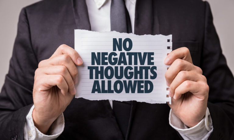 Getting rid of negative thoughts