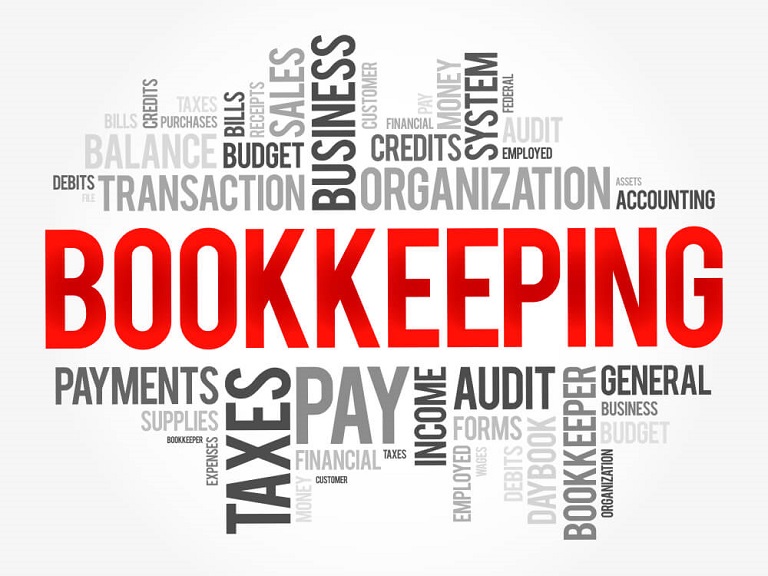 Bookkeeping words visual