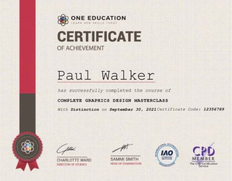 One-Education-Course-Certificate-of-Achievement