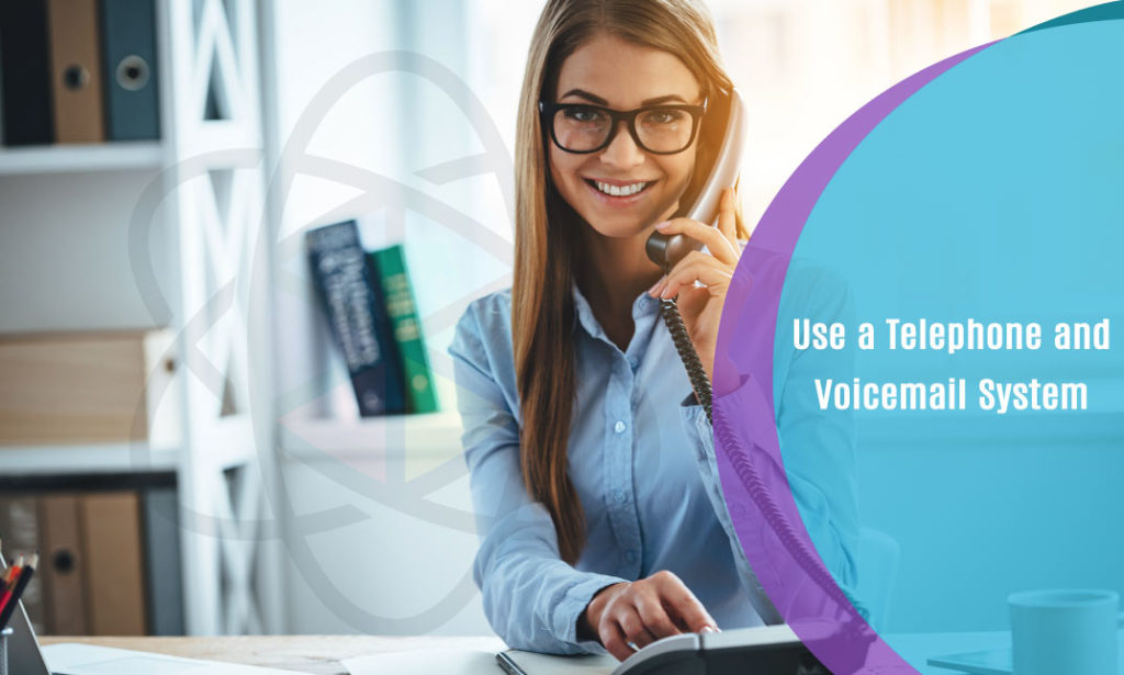 View of Use a Telephone and Voicemail System - One Education