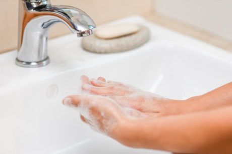 Apply Soap for Steps of Handwashing