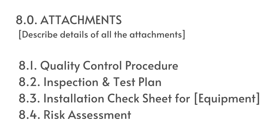 Attachments