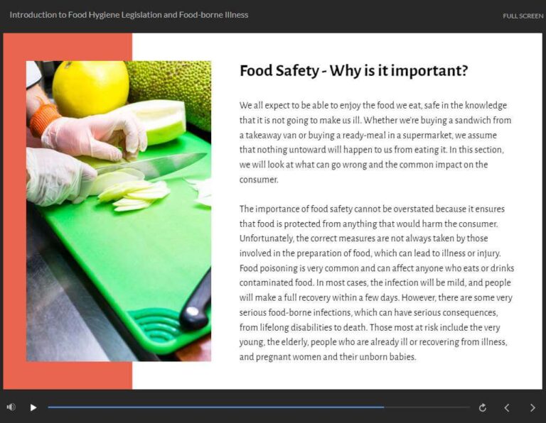 Food Safety - Why is it important