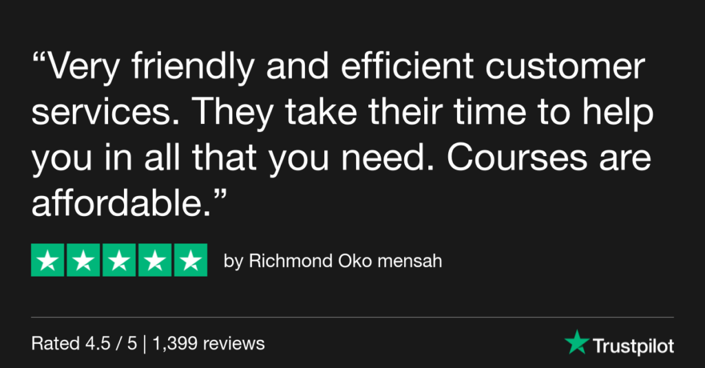 Trustpilot Review - Richmond Oko mensah (1)