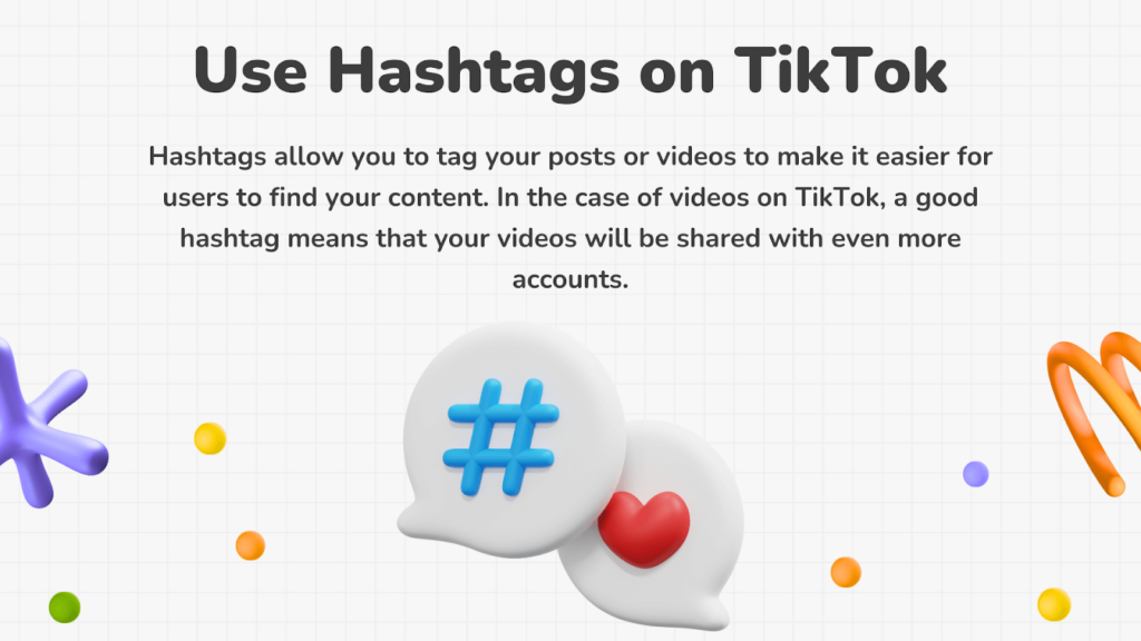 Use Hashtags on TikTok