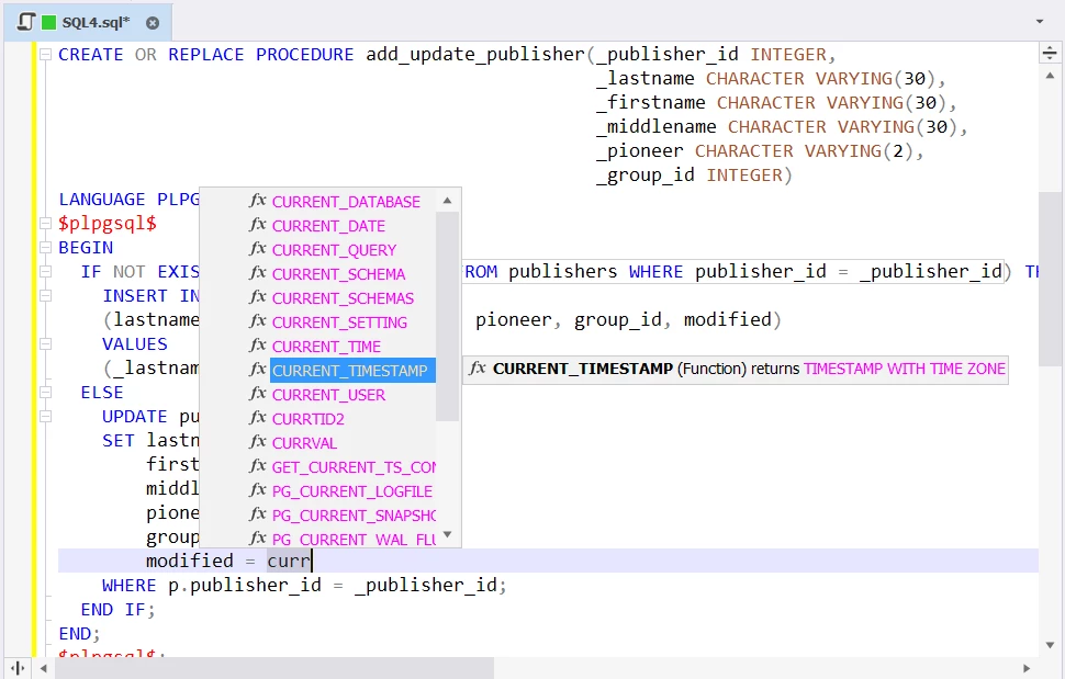 Auto-Completion