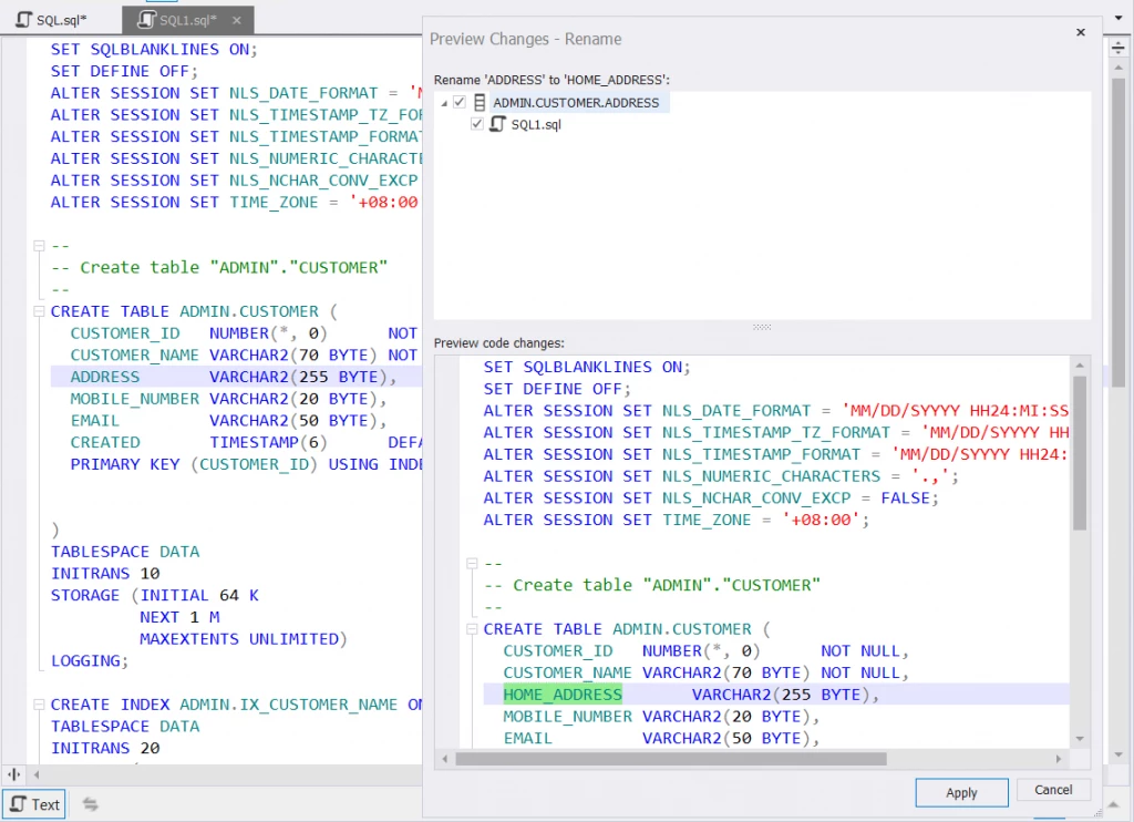 Navigation and Refactoring
