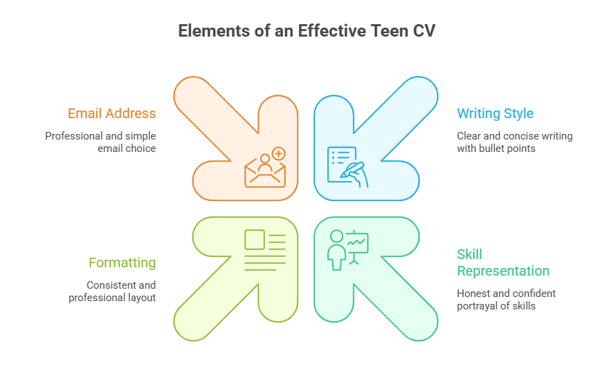 Common Mistakes Teens Make on Their First CVs - visual selection