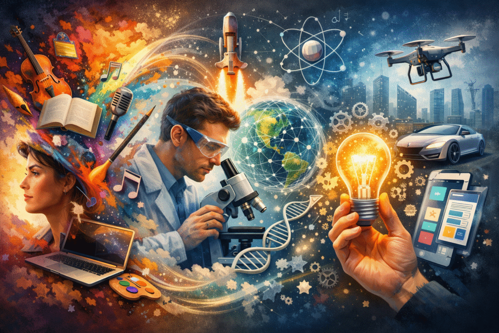 Creative synergy across art, science, and tech