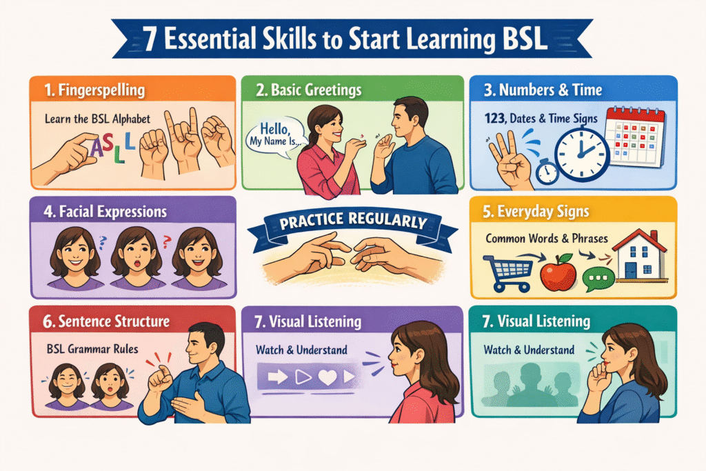 7 essential BSL skills to learn