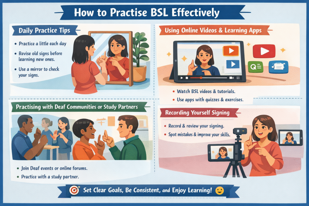 How to Practise BSL Effectively