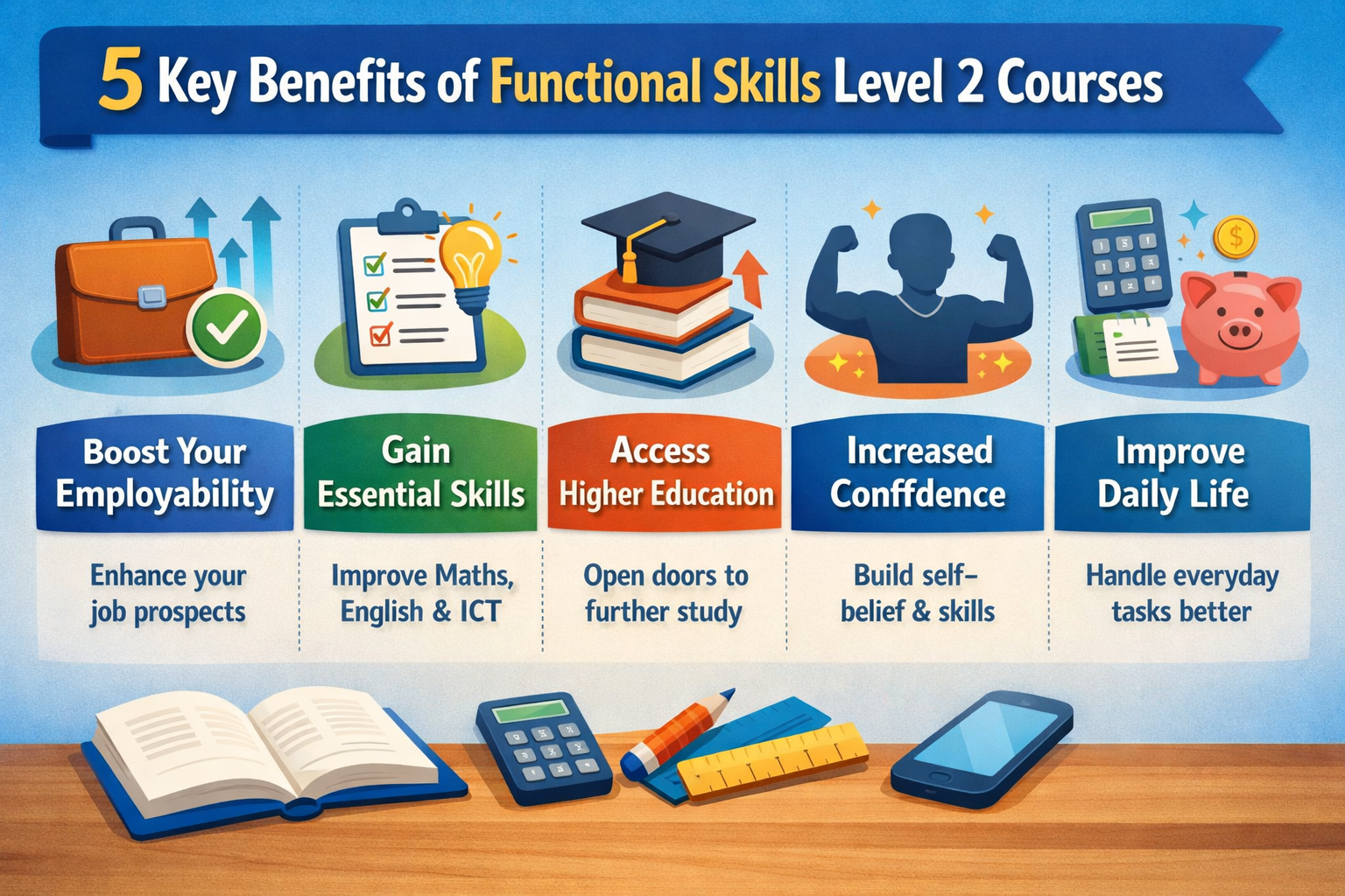 5 Key Benefits of Functional Skills Level 2 Courses