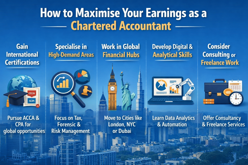 How to Maximise Your Earnings as a Chartered Accountant​