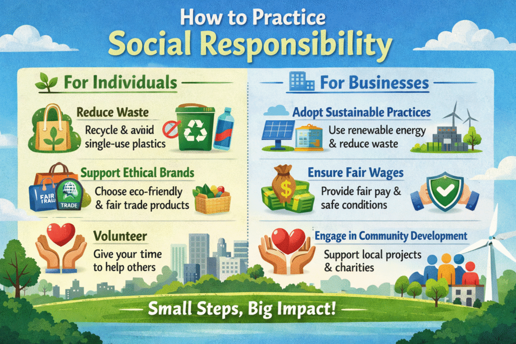 How to Practice Social Responsibility