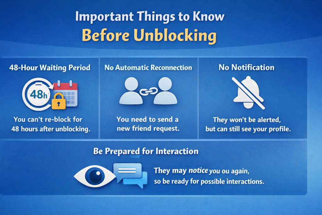 Important Things to Know Before Unblocking