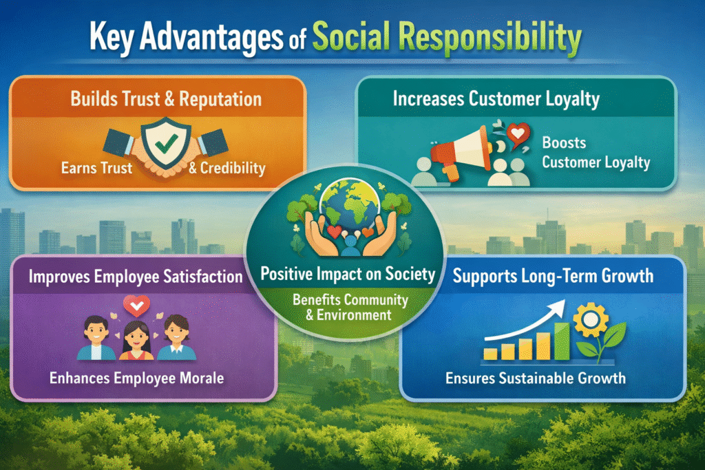 Key Advantages of Social Responsibility​