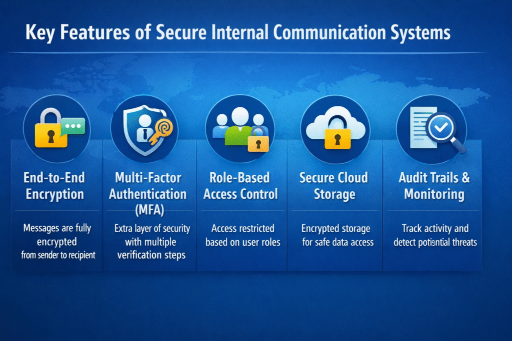 Key Features of Secure Internal Communication Systems