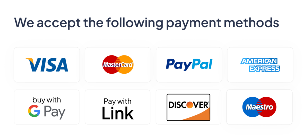 Payments options