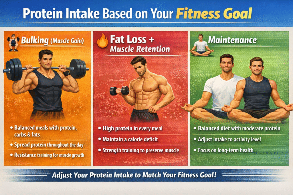 Protein Intake Based on Your Fitness Goal