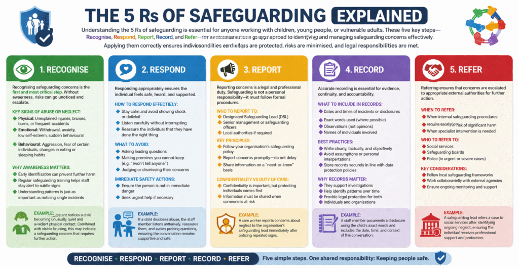 The 5 Rs of safeguarding explained