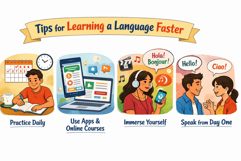 Tips for Learning a Language Faster