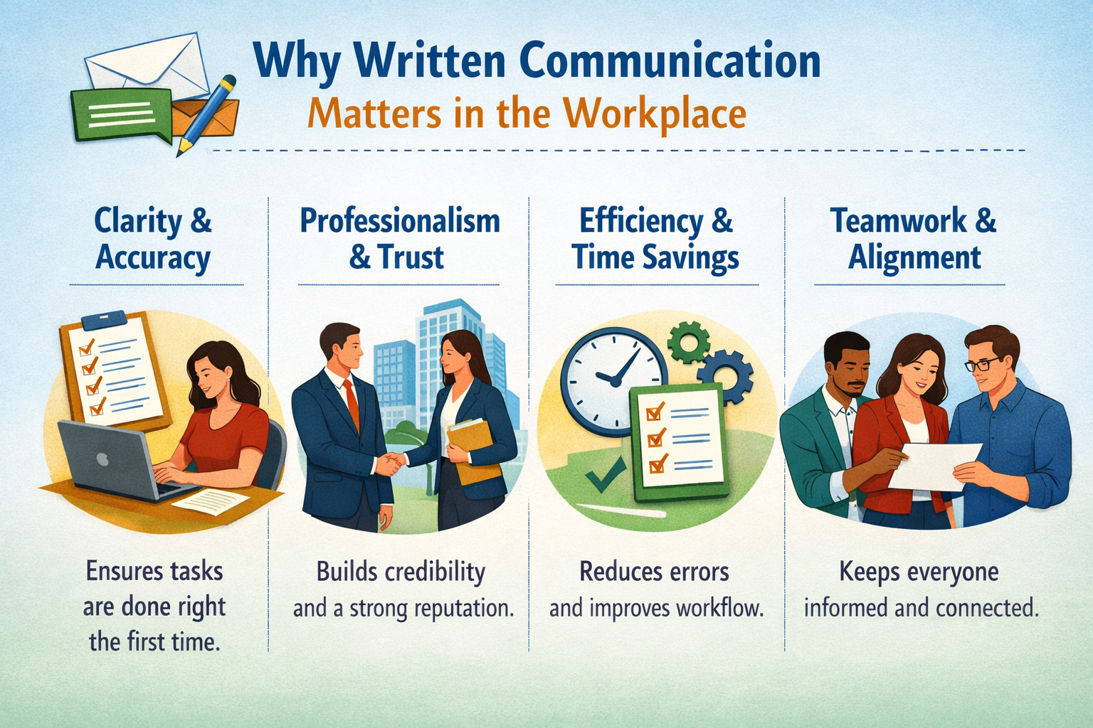 Effective Written Communication: Building Professionalism and Productivity