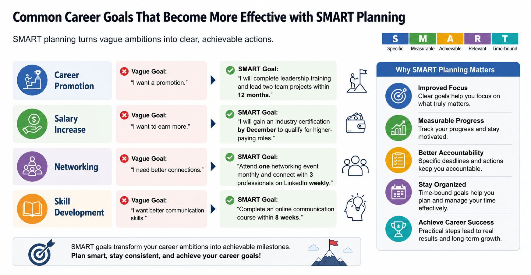 SMART Goals for Career Success: A Simple Guide for Professional Growth ...
