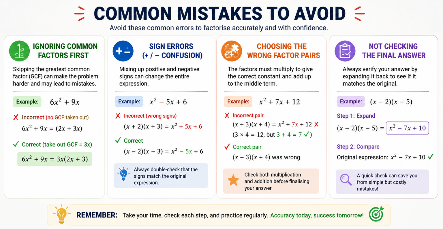 What Is Factorising in Math? Methods and Practices