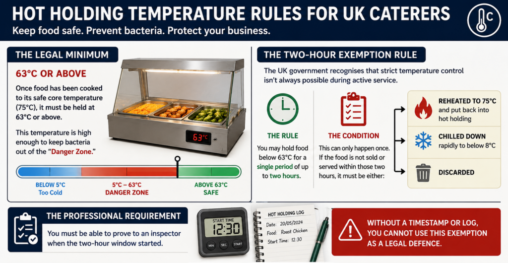 Hot Holding Temperature Rules for UK Caterers