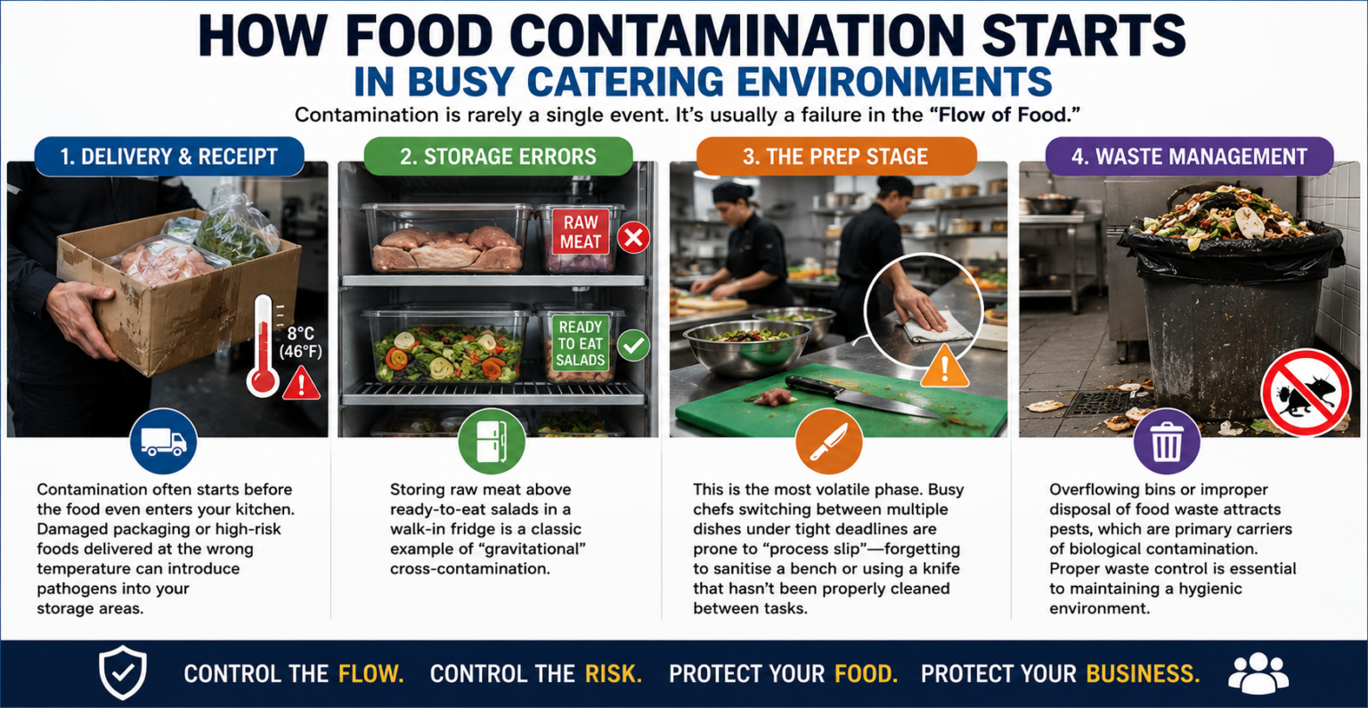 Types of Food Contamination & Risks in Catering Kitchens – One Education