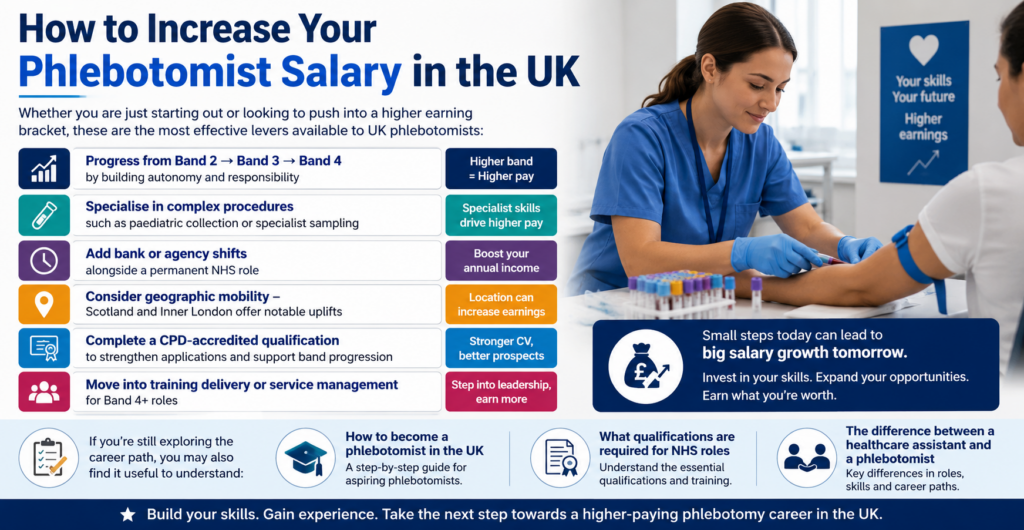 How to Increase Your Phlebotomist Salary in the UK