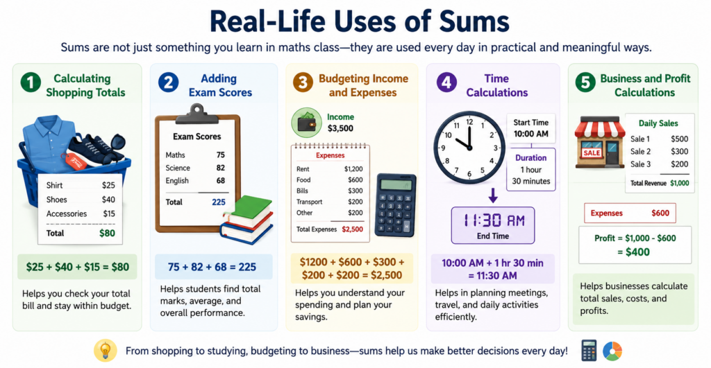 Real-Life Uses of Sums