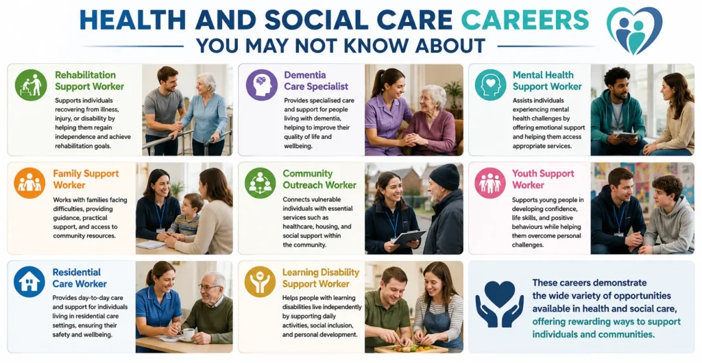 Health and Social Care Careers You May Not Know About