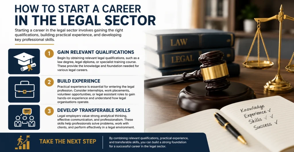 How to Start a Career in the Legal Sector