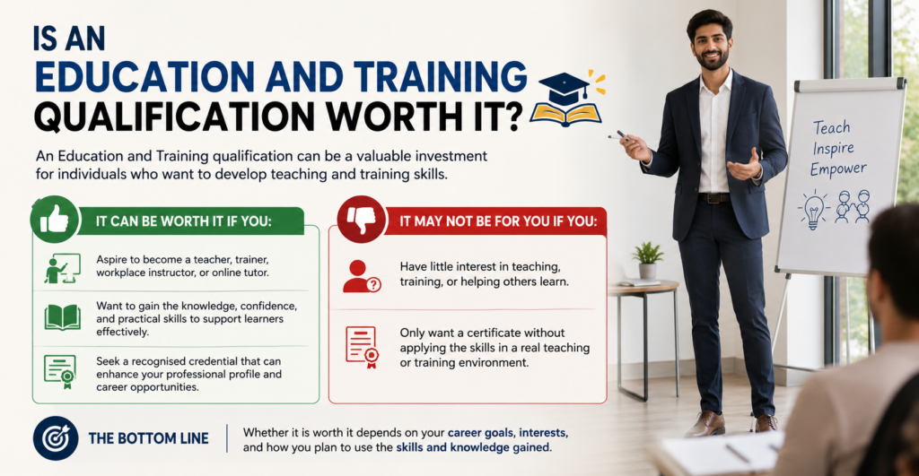 Is an Education and Training Qualification Worth It?