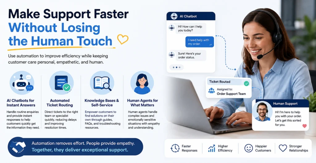 Make Support Faster Without Losing the Human Touch