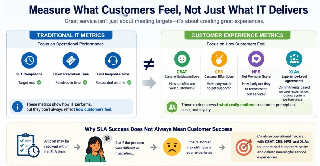 Measure What Customers Feel, Not Just What IT Delivers