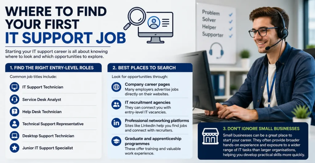 Where to Find Your First IT Support Job