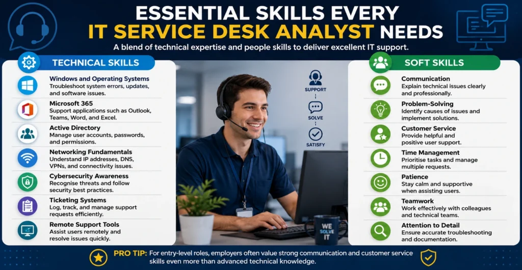 Essential Skills Every IT Service Desk Analyst Needs