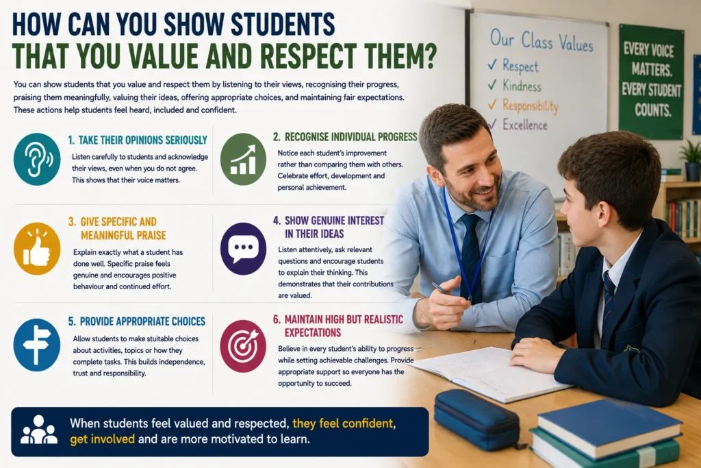 How Can You Show Students That You Value and Respect Them