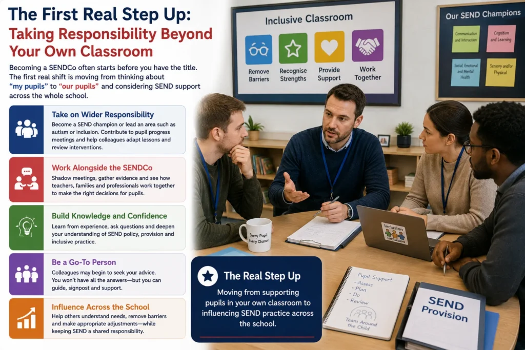 The First Real Step Up Taking Responsibility Beyond Your Own Classroom